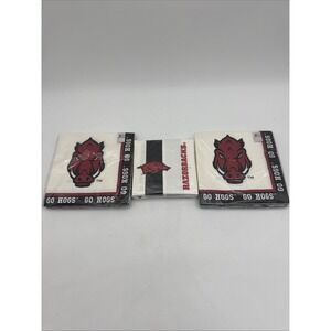 Arkansas Razorbacks NCAA College Football Sports Party Paper Luncheon Napkins